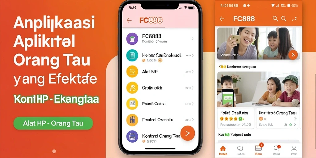 Antarmuka FC888 yang user-friendly untuk kontrol orang tua.