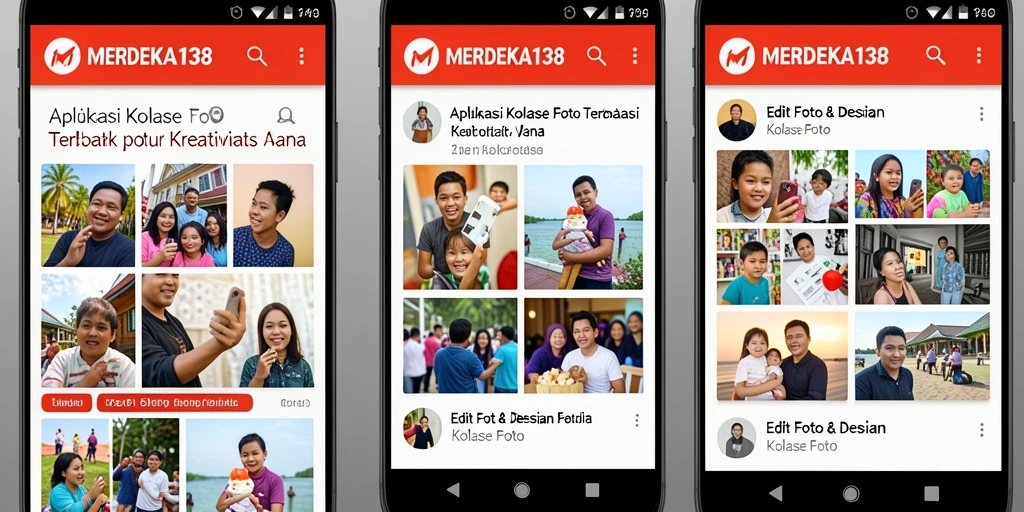 Tampilan antarmuka aplikasi MERDEKA138 yang sederhana dan fungsional.