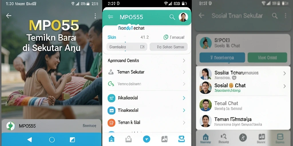 Tampilan antarmuka MPO555 yang menarik dan fungsional.